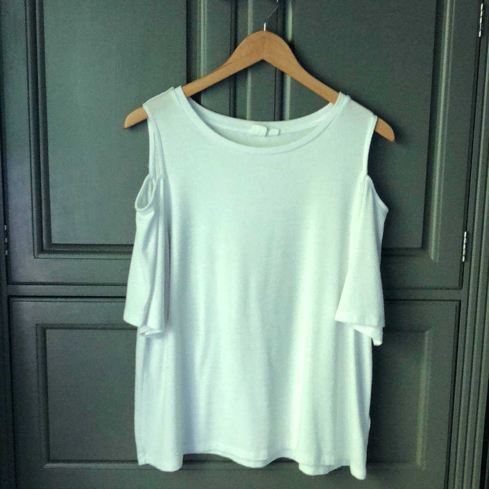 Gap cold shoulder shirt size L